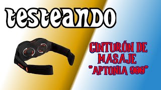 Testeando cinturón de masaje Aptonia 900 [upl. by Egduj]