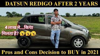 Datsun Redigo Review After TWO YearsPROS And CONS⁉️ [upl. by Niatsirt839]