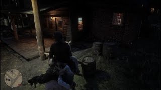 RDR2 The most scariest cabin Halloween 2024 [upl. by Llesirg]