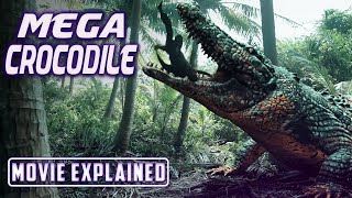 Mega Crocodile 2019 Movie Explained in Hindi Urdu  Crocodile Movie [upl. by Awahsoj]