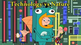 Phineas and Ferb Songs  Technology vs Nature [upl. by Eleinad]