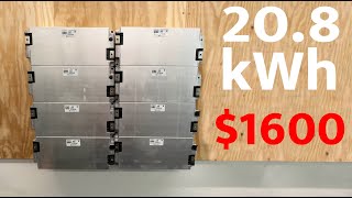 76kWh Jag iPace Battery Modules  BEST DIY Battery [upl. by Ehrsam]