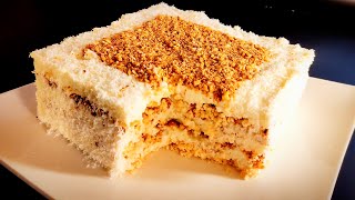 10 Minute NoBake Rafaello Cake Recipe No gelatin no eggs [upl. by Trebreh793]