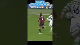 PAOLO MALDINI TEMBOK KOKOH 🔥 football shortsvideo maldini acmilan [upl. by Eenattirb]