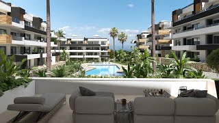 Fully furnished modern new build apartments in Villamartin OrihuelaCosta presented by Vistacasas [upl. by Watt]