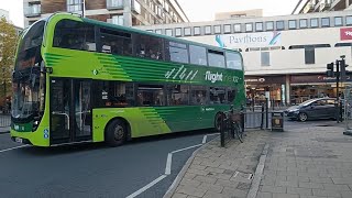 Bus Spotting in Uxbridge Flightline Enviro400MMC 614 GH64OXF Route 102 High Wycombe to Heathrow [upl. by Denton]