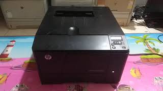 Cara reset boot hp laserjet pro 200 color m251n dan tes demo [upl. by Ymij396]