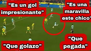 IMPACTANTE GOLAZO YASER ASPRILLA DE MEDIA DISTANCIA SORPRENDE AL MUNDO 😱 [upl. by Mattheus]