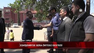 Eskişehir’de sera örtüsü desteği [upl. by Enymzaj289]