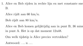 2988 KMS Gemeenschappelijke Proef Wiskunde 2023 Vraag 1 [upl. by Marybelle]