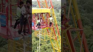 The Highest bungee jumping in Goa 🔥🔥 goa bungee freefall [upl. by Dutch56]