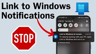 How to STOP Link to Windows Notifications on Phone [upl. by Wadleigh413]