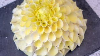 Dahlie aus Blütenpaste  Gum paste dahlia tutorial [upl. by Angell]