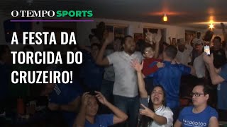 Cruzeiro na final Veja a festa da torcida cruzeirense após a classificação [upl. by Robena]