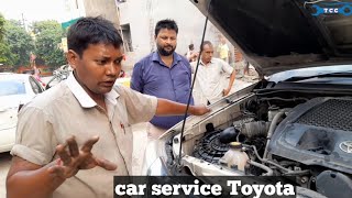 Toyota fortuner engine oil change serviceToyota fortuner service [upl. by Mehetabel]