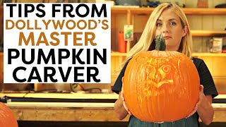 Pumpkin Carving Tips From the Dollywood Master Pumpkin Carver 🎃  Creative Genius  HGTV Handmade [upl. by Silrac]