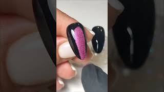 Metallic pigment results 💜 nails nailart naildesign nailtutorial nailinspo metallic pigments [upl. by Enaamuj]