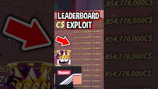 Crazy LEADERBOARD EXPLOIT in Roblox Fisch [upl. by Bopp426]