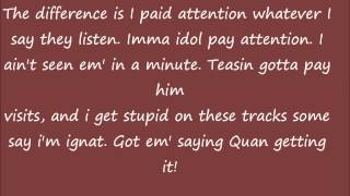 Rich Homie Quan  quotDifferencesquot Lyrics [upl. by Aslin531]