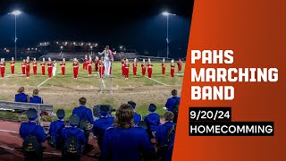 PAHS Marching Band 92024  HOMECOMMING [upl. by Jamille]