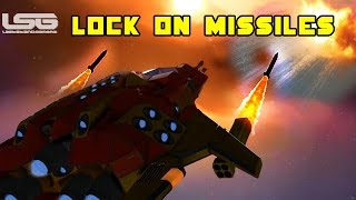 Space Engineers  Lock On Missiles Sensor Guided Ordnance Concept [upl. by Bryana]