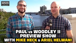 Jake Paul vs Tyron Woodley 2 Preview Show  More Pressure On Woodley Than Paul  MMA Fighting [upl. by Roshan]