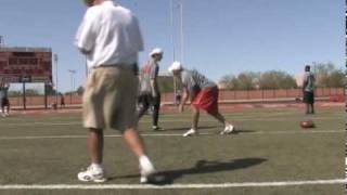 Swayze Waters Kicking Punting amp Kickoffs at Coach Zauners 2010 Free Agent Specialists Combine [upl. by Taft]