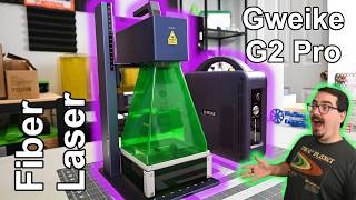 The Best 30 watt Fiber Laser  Deep Metal Engraving Lightburn Support  Gweike G2 Pro Review [upl. by Sassan211]