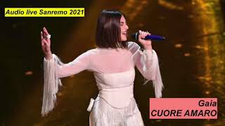 Di Gaia JEttorre GSpedicato DDezi quotCuore Amaroquot Canta Gaia Audio live Sanremo 2021 [upl. by Friedlander357]