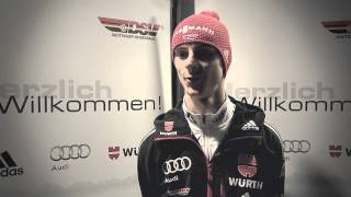 Skispringen Interview mit Andreas Wank 21122012 [upl. by Eelirrem]