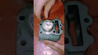 Bajaj Platina 100cc ES ring Piston replace [upl. by Yttak]