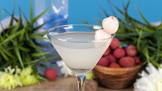 How To Make a Lychee Martini  The Best Lychee Martini Recipe [upl. by Crystal]