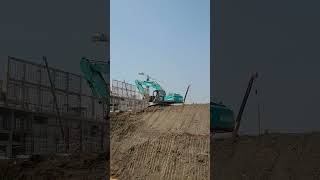 Kobelco Excavator constructionequipment automobile [upl. by Kym]