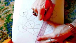 Sacred Geometry Drawing the Metatrons Cube [upl. by Scrivenor]