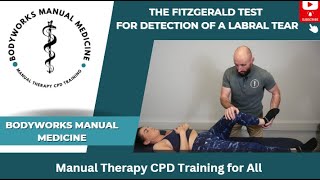 Fitzgeralds Test to Detect a labral Tear in the Hip Joint [upl. by Annairt]