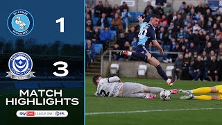 HIGHLIGHTS  Wycombe 13 Portsmouth [upl. by Jane]