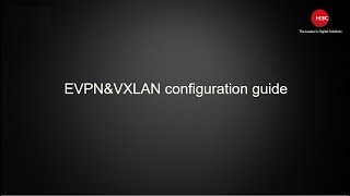 EVPNampVXLAN configuration guide [upl. by Ariom275]