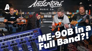 NEW Boss ME90B  How Does it Sound in a Real Band [upl. by Lymn]