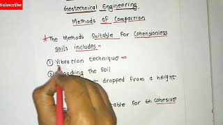 Methods of Compaction of Cohesionless Soil and Cohesive Soil Types of Compaction Detailed study [upl. by Sitoel788]