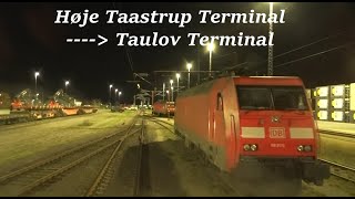 Führerstandsmitfahrt Dänemark  Førerrumstur Danmark  Høje Taastrup til Taulov EG3105  1600 tons [upl. by Paehpos]