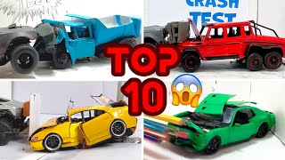 My Top 10 Car Crash Tests You Wont Believe [upl. by Atiugram]