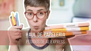 HAUL DE PAPELERÍA  Llegan pedidos por fascículos  ALIEXPRESS [upl. by Assened]