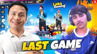 One Last Gameplay with Laka Bhai LakaGamingz Until i Win 🤘 Tonde Gamer [upl. by Mcnally]