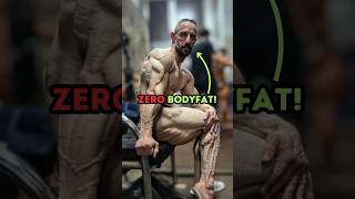 Bodybuilder With RecordBreaking Low Body Fat shorts bodybuilding [upl. by Ayhtak]