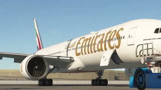 PMDG 777  EMIRATES  Full Cold and Dark to Takeoff at OMDBDubai International Airport  MSFS 2020 [upl. by Antebi904]