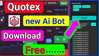 🔥✅ Quotex new AIBot Signal Download free 💯  🔥☄️ Binary AiBot Signal Download free [upl. by Ardiekal572]