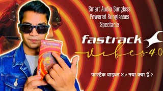 Fastrack Vibes40 Smart Audio Sunglasses unboxing amp Review in Hindi  SWD009BK1V [upl. by Caves]