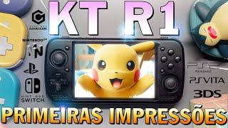 KTR1 rodando SWITCH 3DS PS2 e PS VITA Console Portátil MELHOR que ANBERNIC POWKIDDY e RETROID [upl. by Donnenfeld]