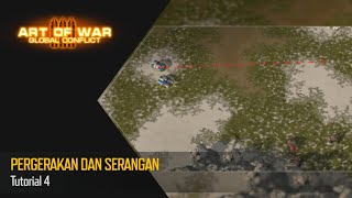 Pergerakan dan serangan Tutorial 4 Art of War 3 RTS [upl. by Madoc]