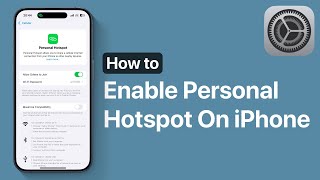 How To Enable Personal Hotspot On iPhone  iPhone 16 Tips [upl. by Adnuhsor721]